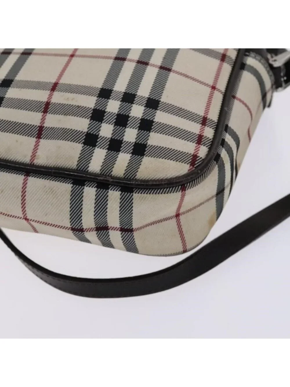 Authentic BURBERRY Nova Check Shoulder Bag Canvas Beige - Picture 8 of 16